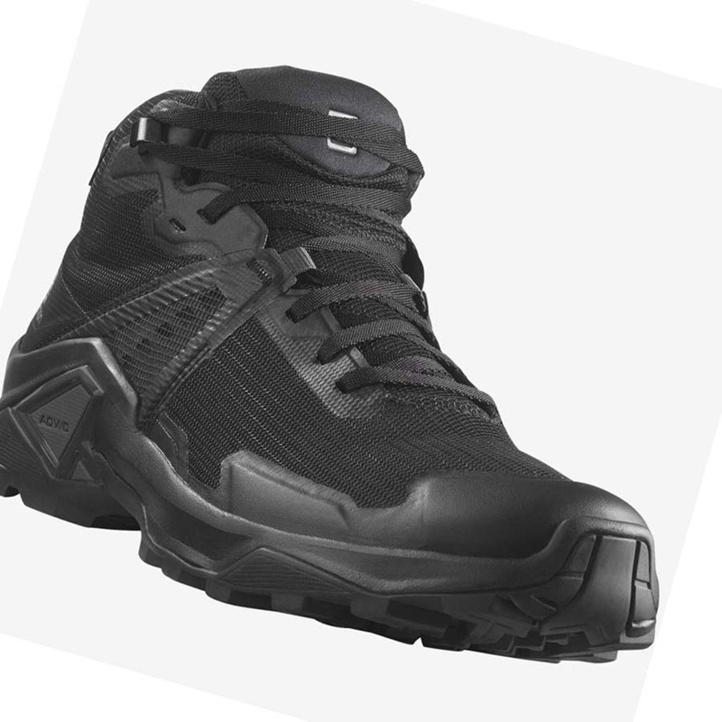 Salomon X RAISE 2 MID GORE-TEX Vandringsskor Herr Grå Svarta | 54019-NVXC