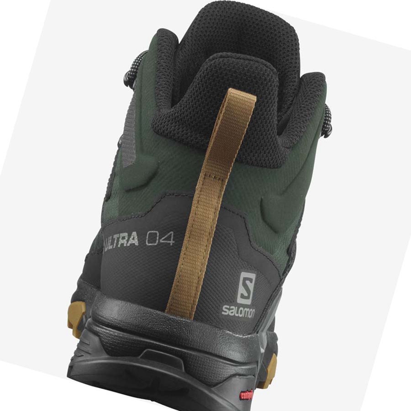 Salomon X ULTRA 4 MID GORE-TEX Vandringsskor Herr Gröna Svarta | 52736-IKET