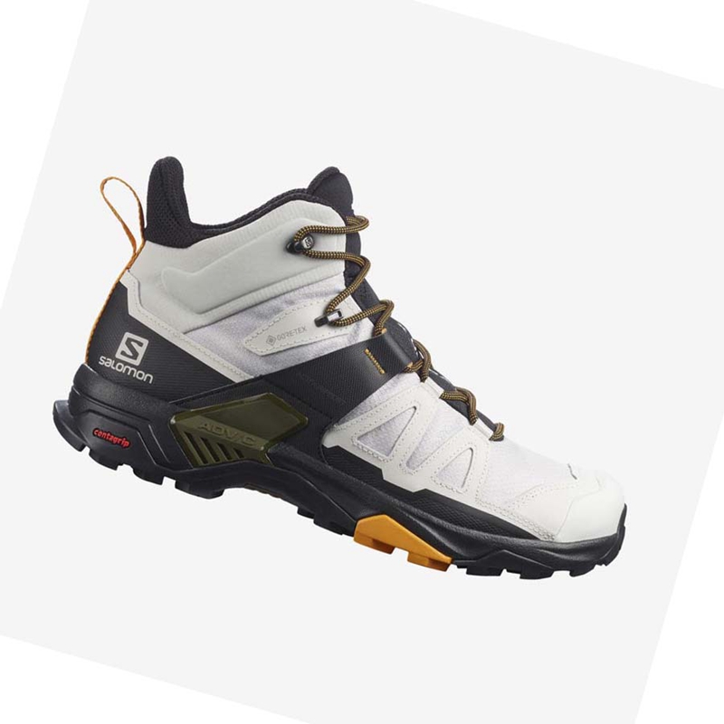 Salomon X ULTRA 4 MID GORE-TEX Vandringsskor Herr Vita Svarta | 53269-AKTL