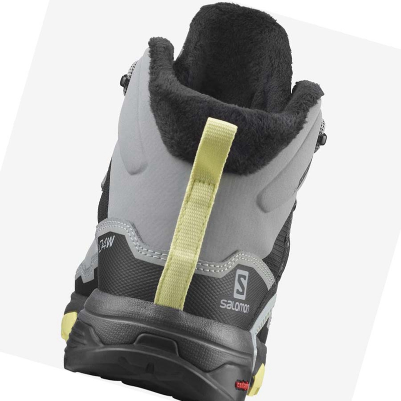 Salomon X ULTRA 4 MID WINTER THINSULATE™ CLIMASALOMON™ Vinterkängor Dam Grå | 37596-QKJN