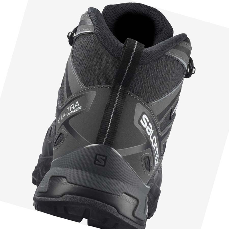 Salomon X ULTRA PIONEER MID CLIMASALOMON™ WATERPROOF Vandringsskor Herr Grå Svarta | 42673-HXIT