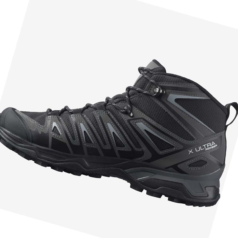 Salomon X ULTRA PIONEER MID CLIMASALOMON™ WATERPROOF Vandringsskor Herr Grå Svarta | 42673-HXIT