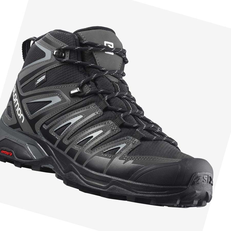 Salomon X ULTRA PIONEER MID CLIMASALOMON™ WATERPROOF Vandringsskor Herr Grå Svarta | 42673-HXIT