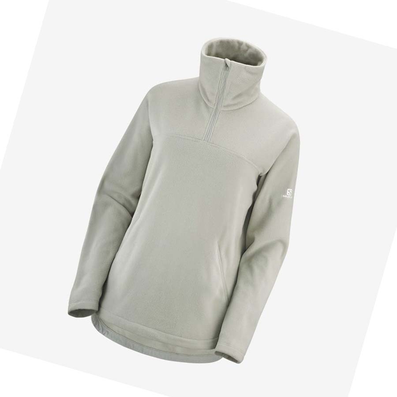 Salomon ESSENTIAL COSY FLEECE Hoodie Dam Vita | 48150-DLMT