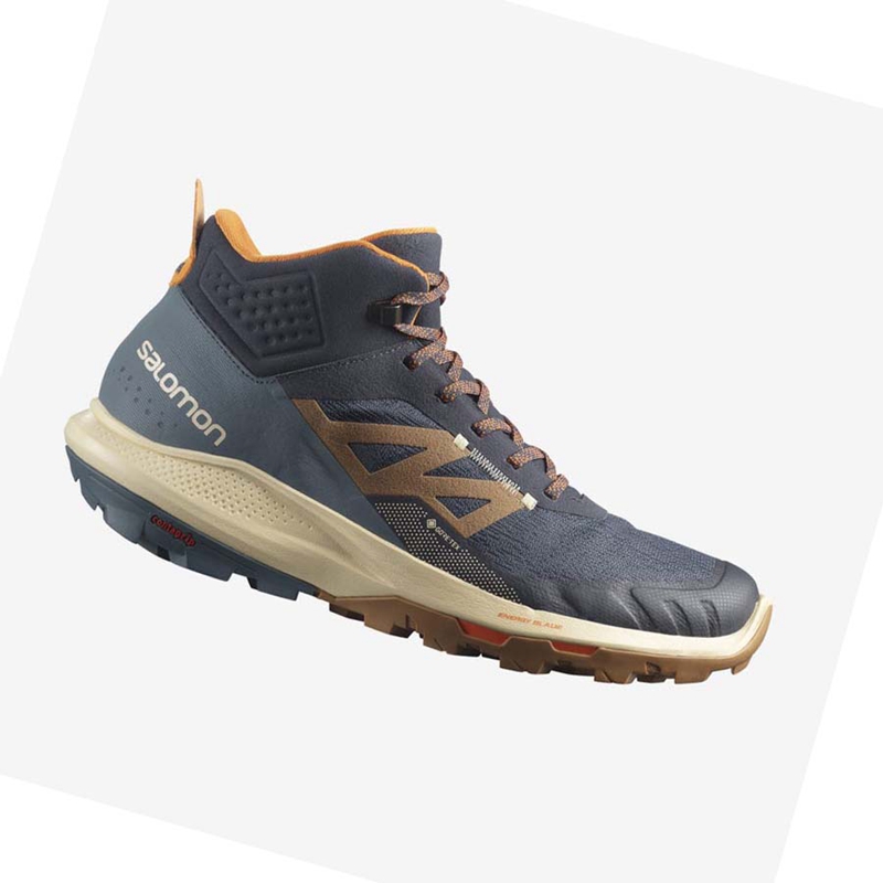 Salomon OUTPULSE MID GORE-TEX Vandringsskor Herr Grå | 80375-ZUDK