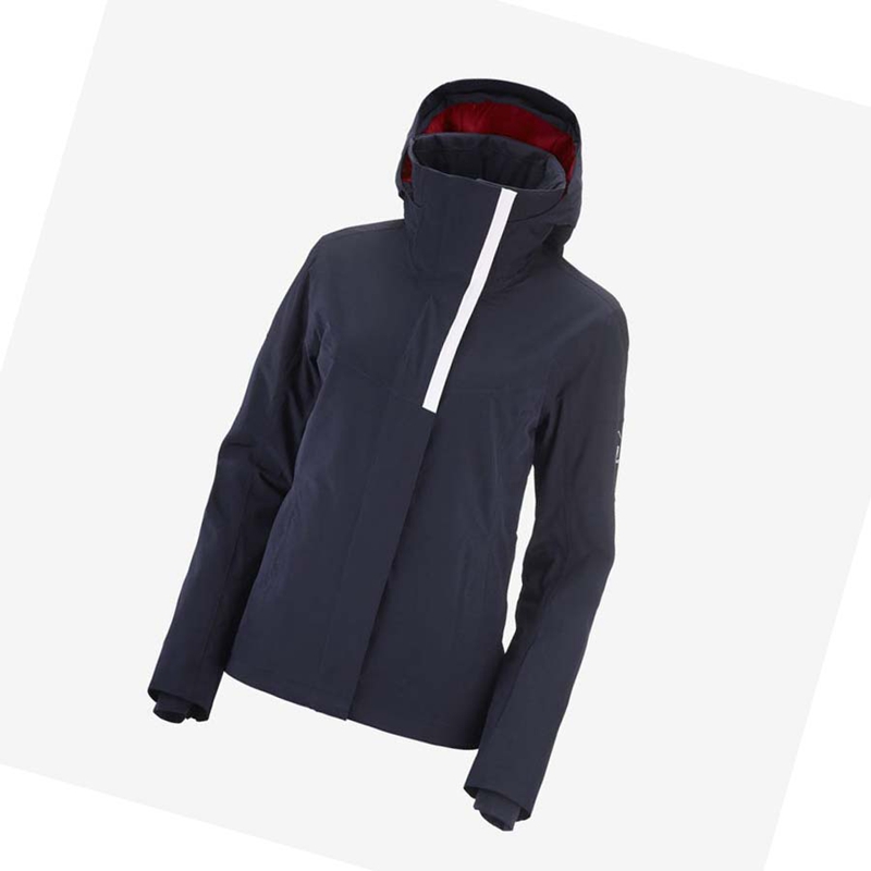 Salomon SPEED INSULATED Jacka Dam Marinblå | 82976-IBNG