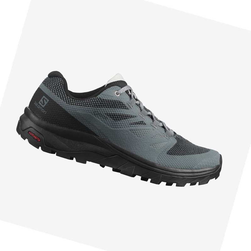 Salomon WoOUTLINE GORE-TEX Vandringsskor Dam Grå | 03246-WTHM