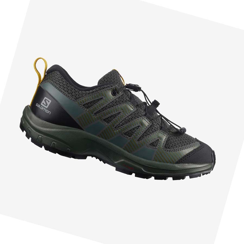 Salomon XA PRO V8 Trail löparskor Barn Olivgröna | 94621-WGJK